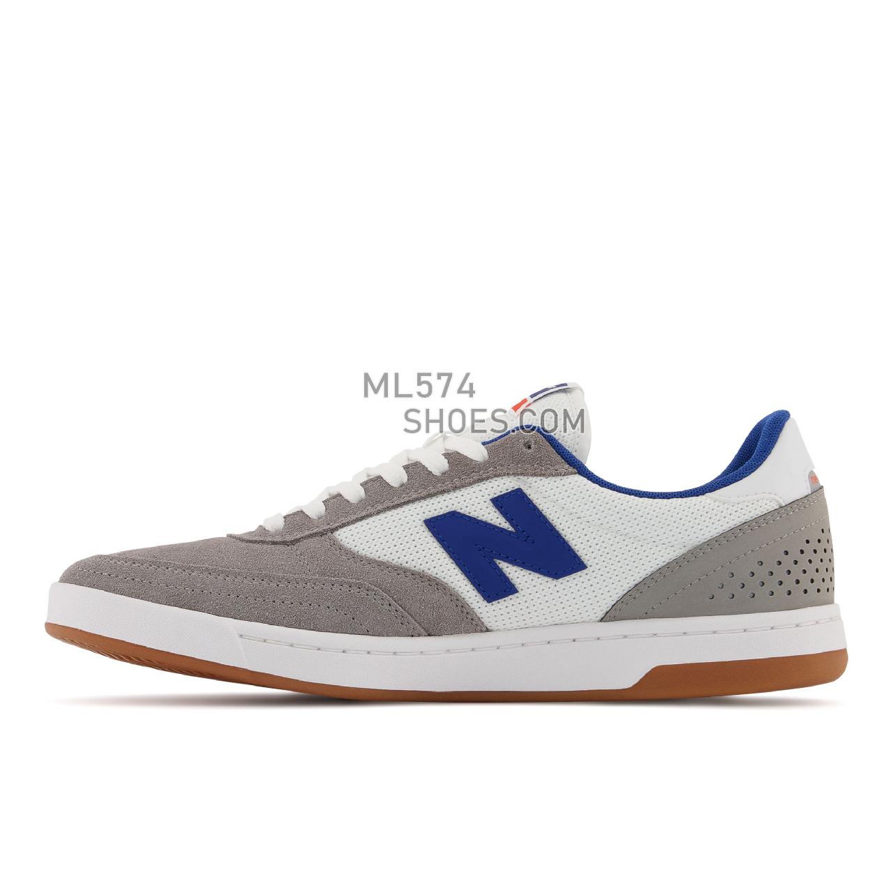 New Balance NB NUMERIC 440 - Men's Court Classics - Grey with White - NM440GWR