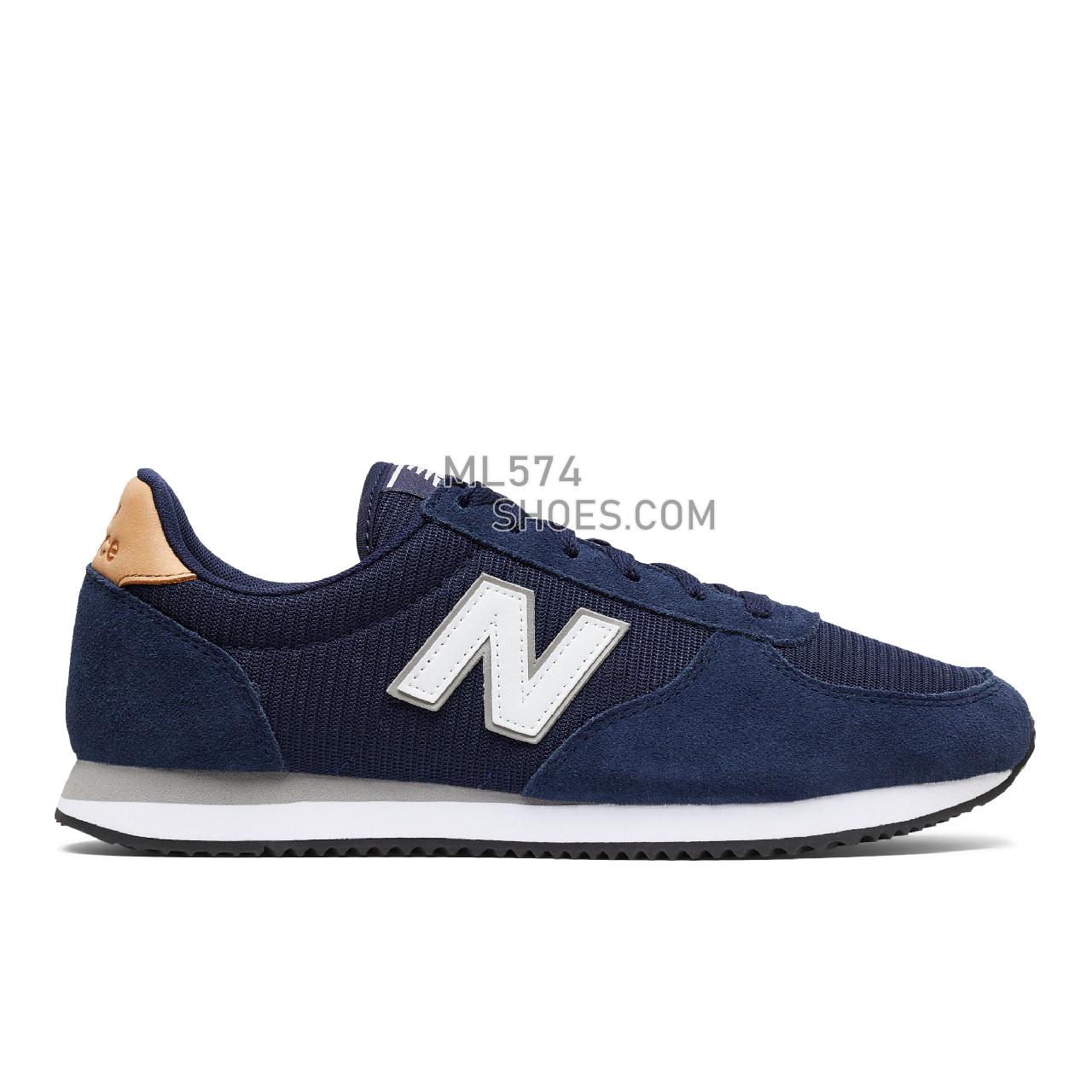 New Balance Unisex 220 - Unisex Men's Women's Classic Sneakers - Pigment with White - U220J4