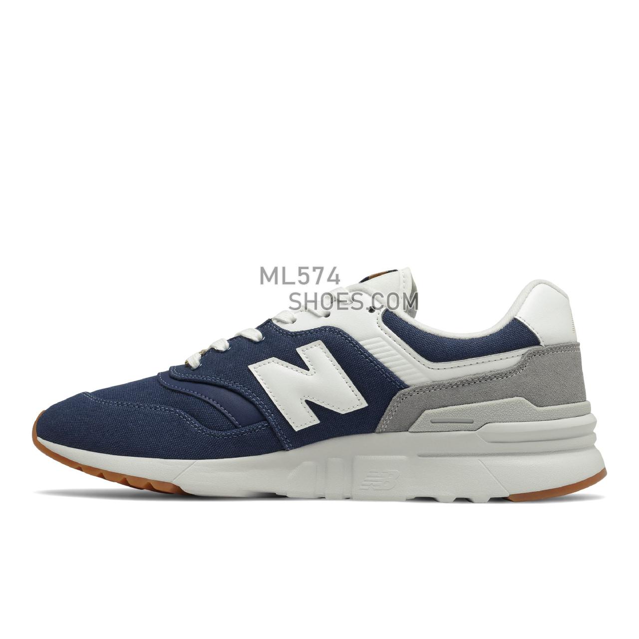 New Balance 997H - Men's Classic Sneakers - Natural Indigo with Gold - CM997HHE