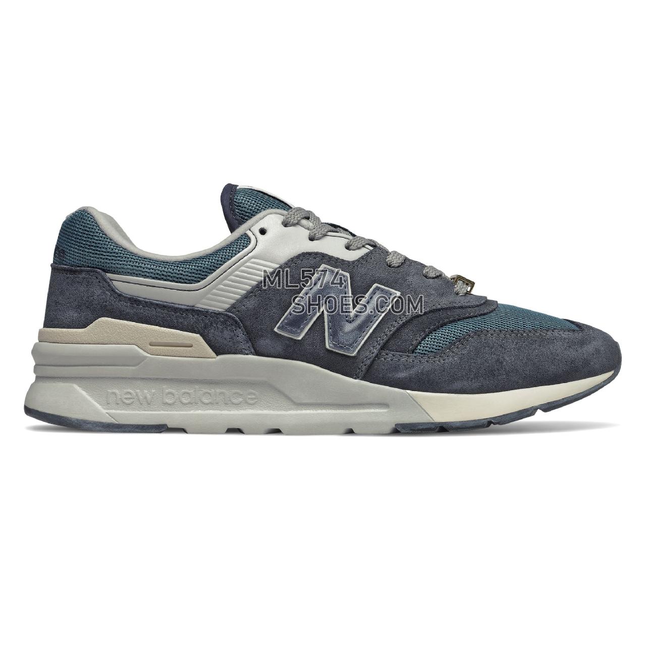 New Balance 997H - Men's Classic Sneakers - Outerspace with Gold - CM997HGC