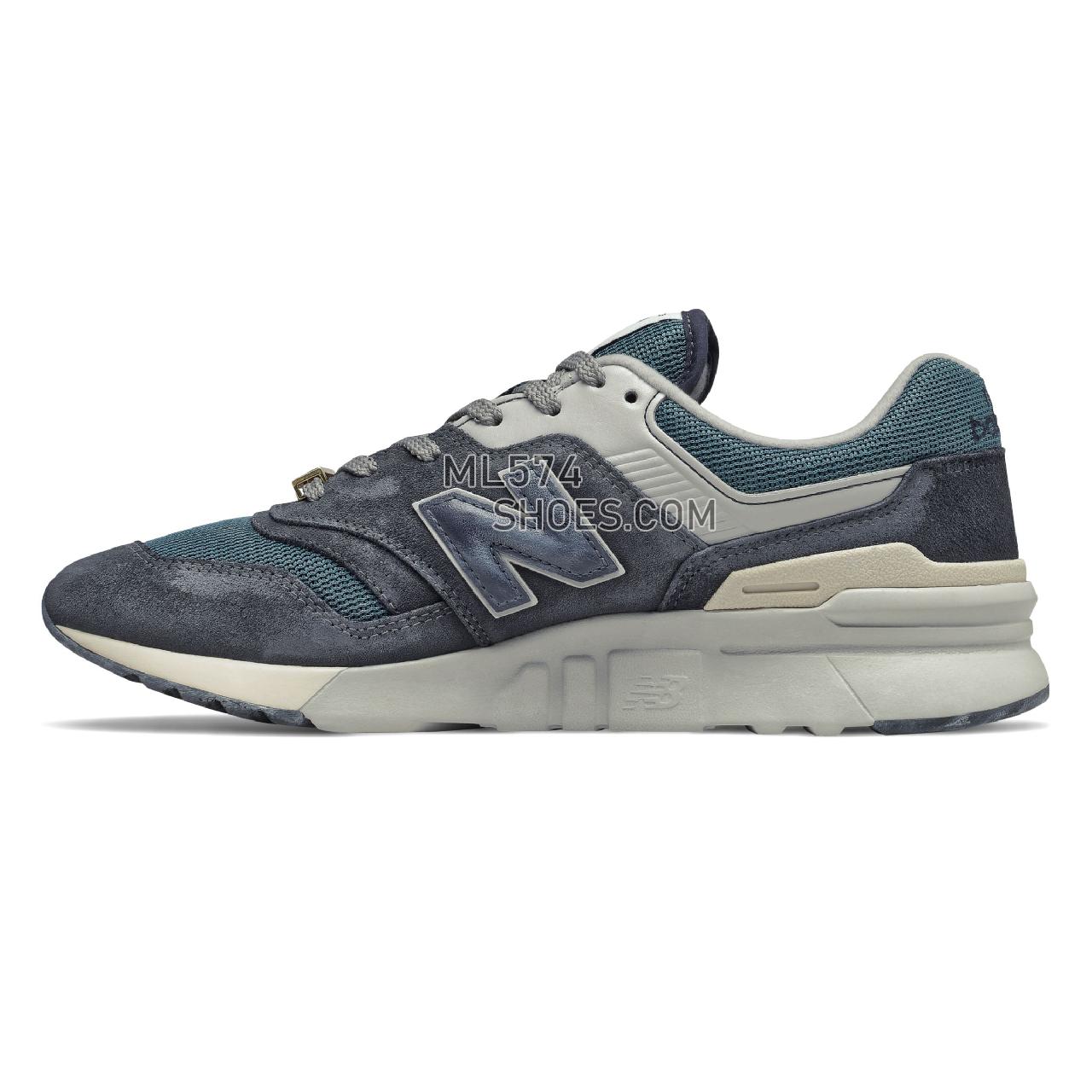 New Balance 997H - Men's Classic Sneakers - Outerspace with Gold - CM997HGC