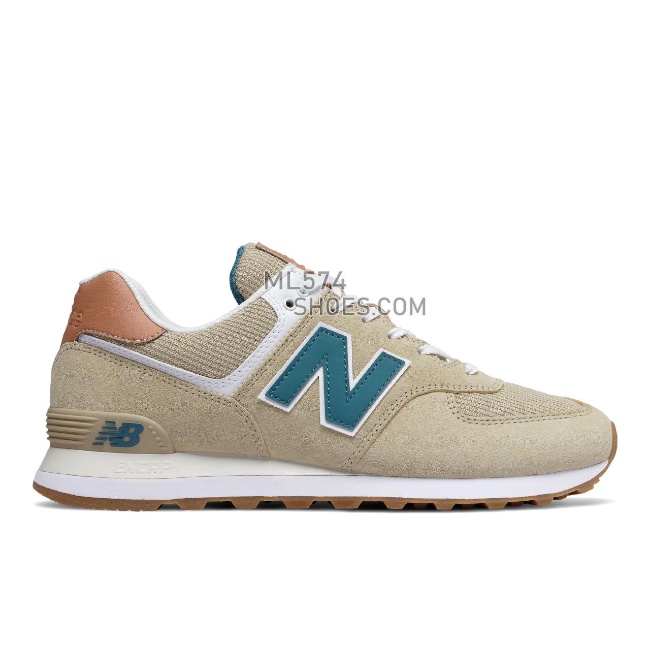 New Balance 574v2 - Men's Classic Sneakers - Incense with Faded Mahogany - ML574TYC