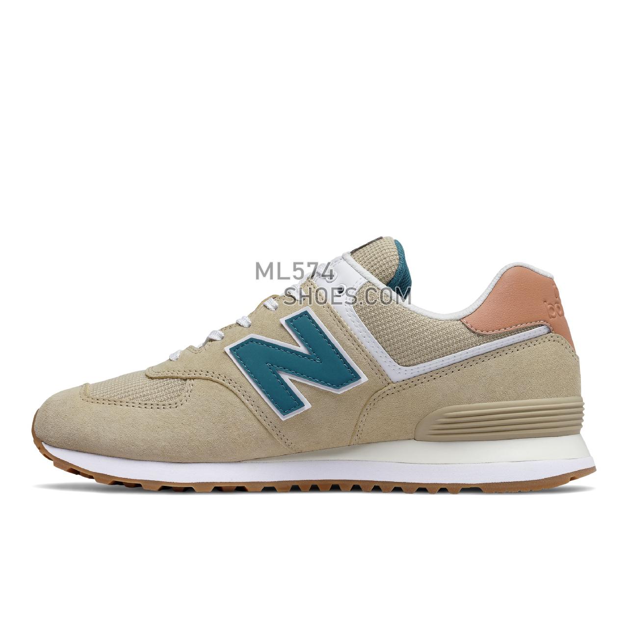 New Balance 574v2 - Men's Classic Sneakers - Incense with Faded Mahogany - ML574TYC