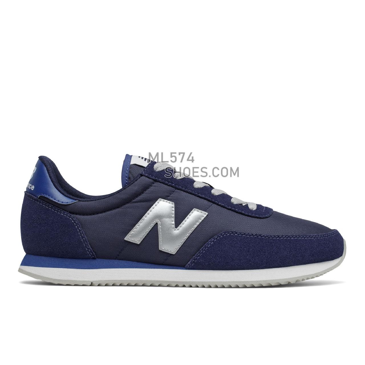 New Balance 720 - Unisex Men's Women's Classic Sneakers - Pigment with Captain Blue - UL720NE1