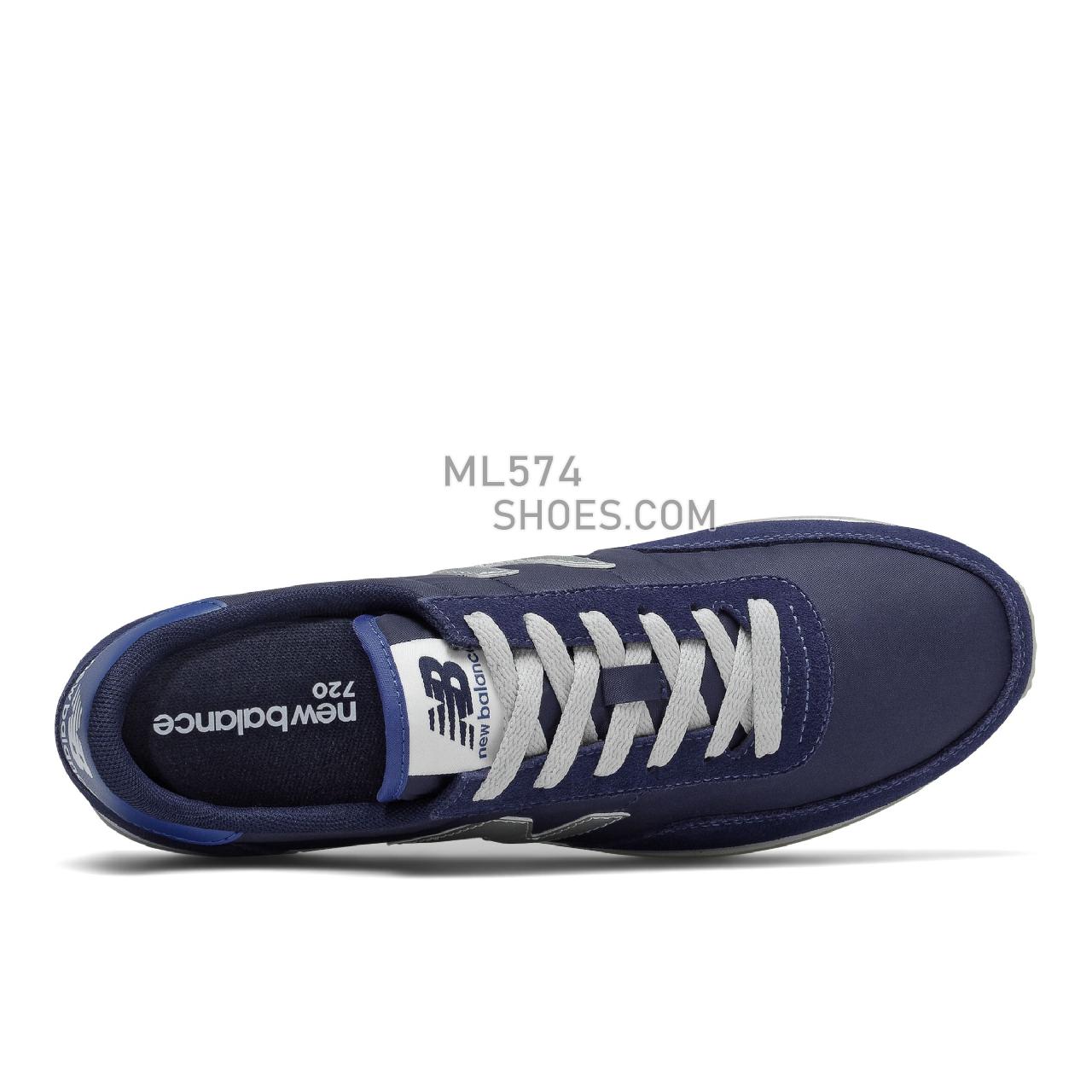 New Balance 720 - Unisex Men's Women's Classic Sneakers - Pigment with Captain Blue - UL720NE1