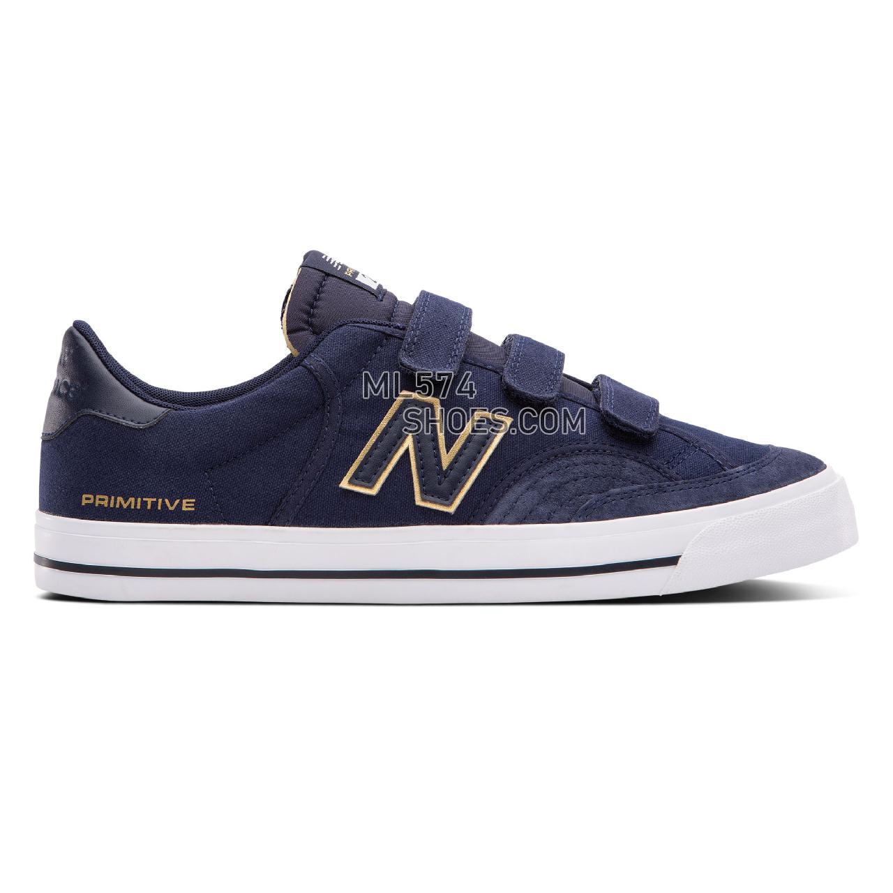 New Balance Numeric NM212 - Men's Classic Sneakers - Navy with Gold - NM212VPR