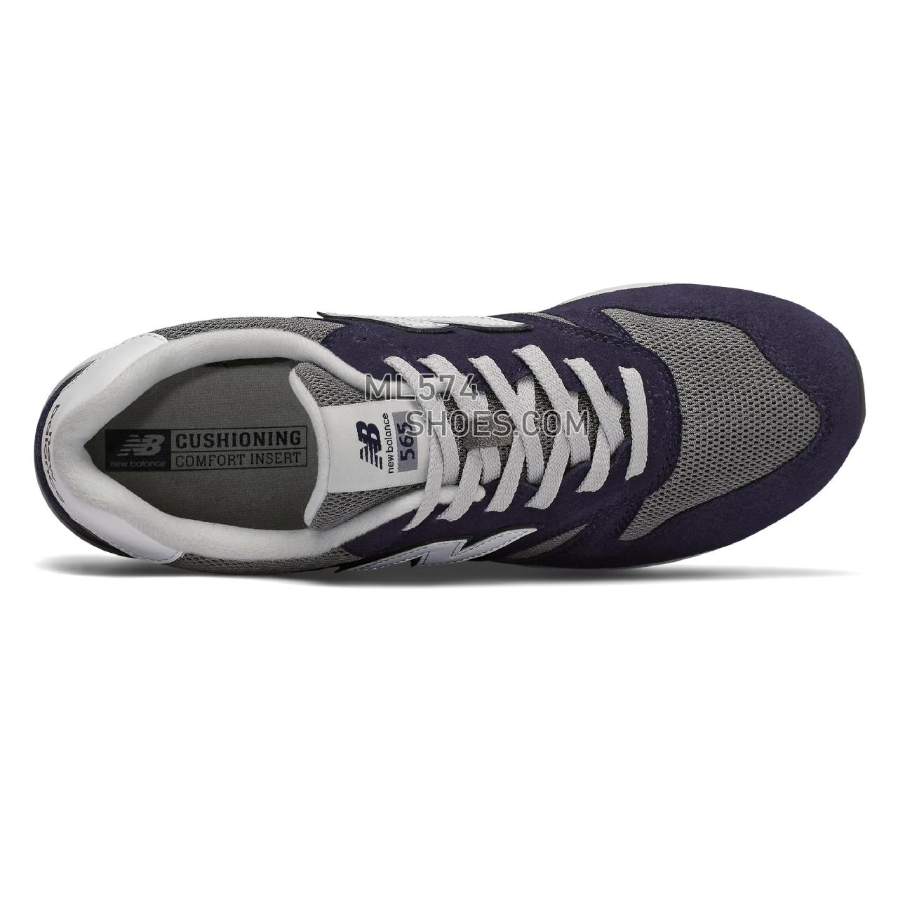 New Balance 565 - Men's Classic Sneakers - Pigment with Castlerock - ML565CPC