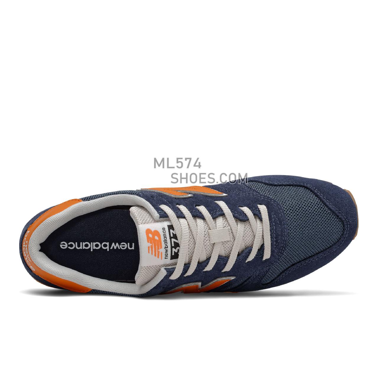 New Balance 373v2 - Men's Classic Sneakers - Pigment with Vintage Orange - ML373HN2
