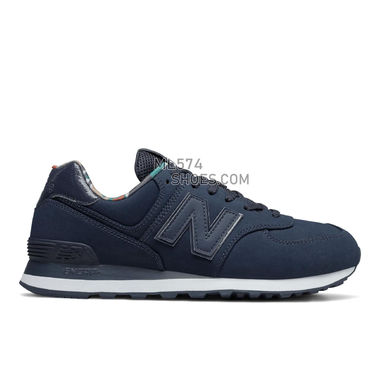 New Balance 574v2 - Men's Classic Sneakers - Nb Navy with White - ML574GYZ