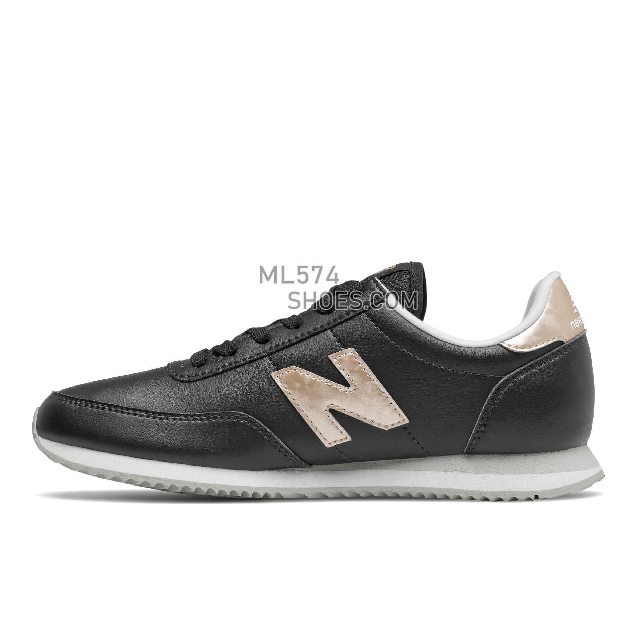 New Balance 720 - Women's Classic Sneakers - Black with Gold - WL720MC1