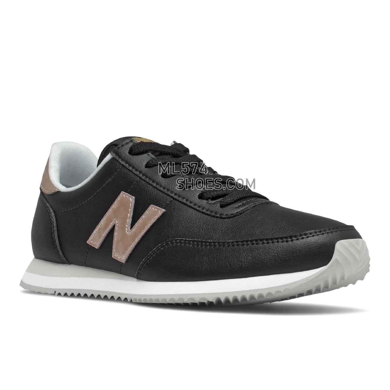 New Balance 720 - Women's Classic Sneakers - Black with Gold - WL720MC1