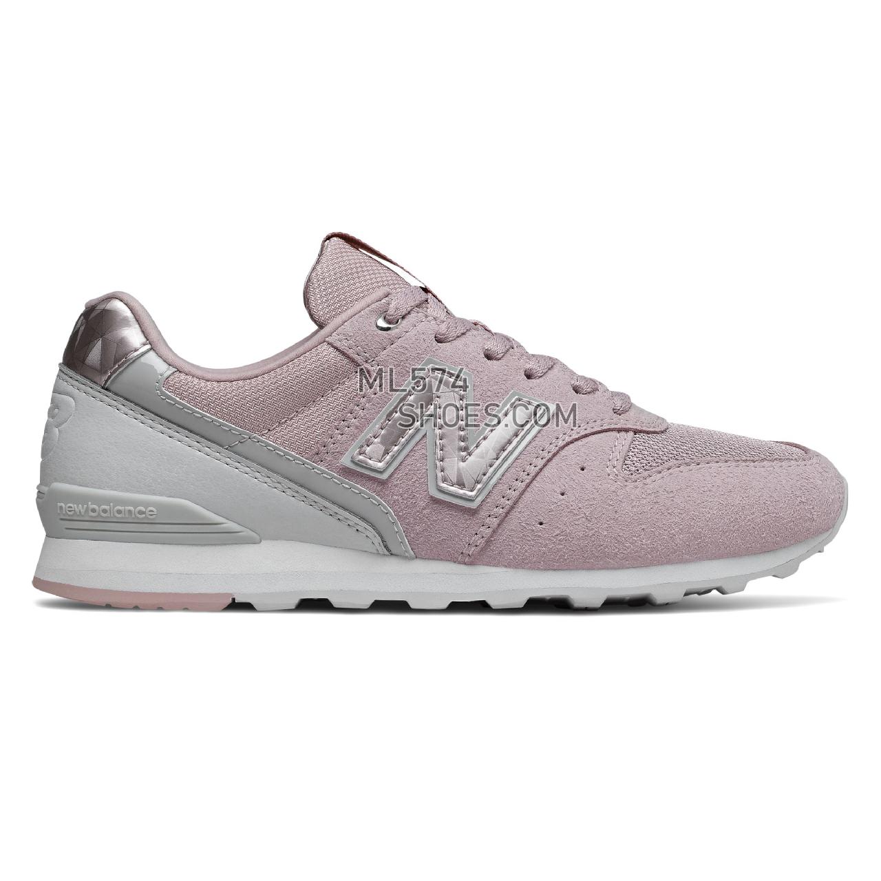 New Balance WL996v2 - Women's Classic Sneakers - Space Pink with Summer Fog - WL996QA