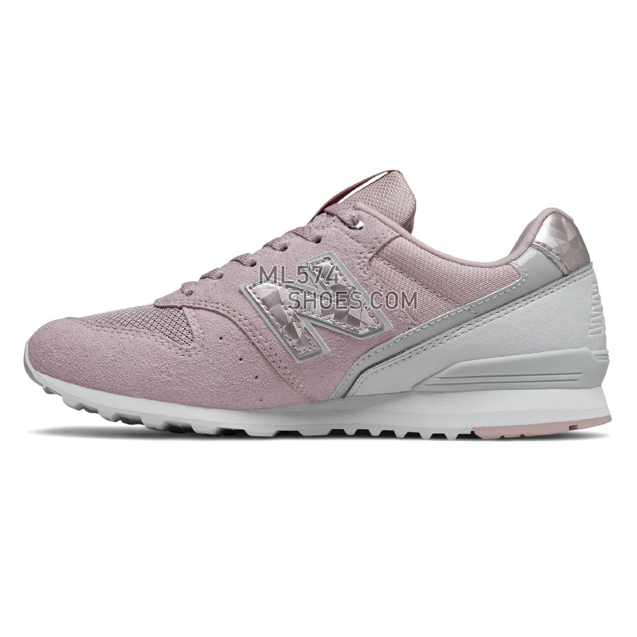 New Balance WL996v2 - Women's Classic Sneakers - Space Pink with Summer Fog - WL996QA