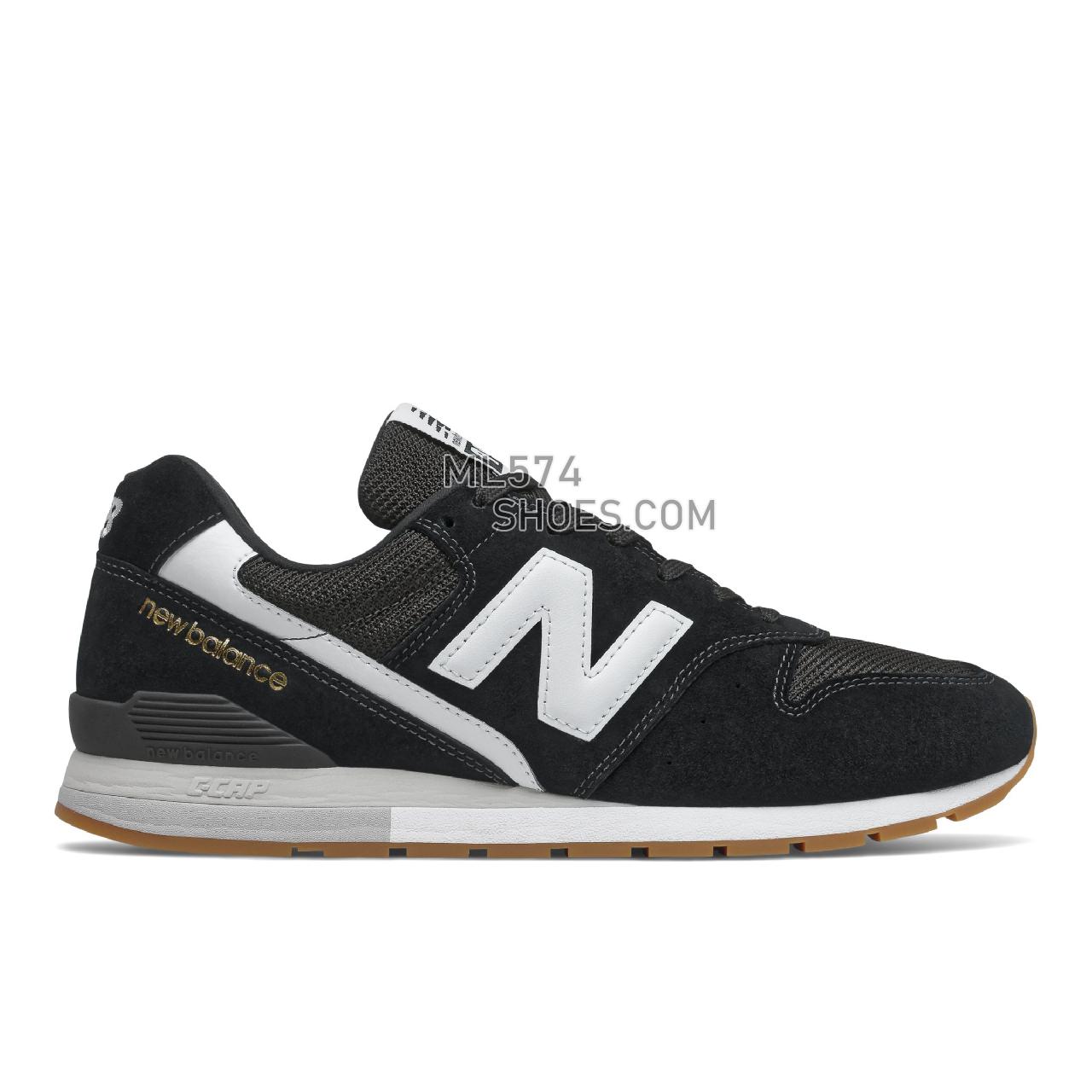 New Balance 996v2 - Men's Classic Sneakers - Black with White - CM996CPG