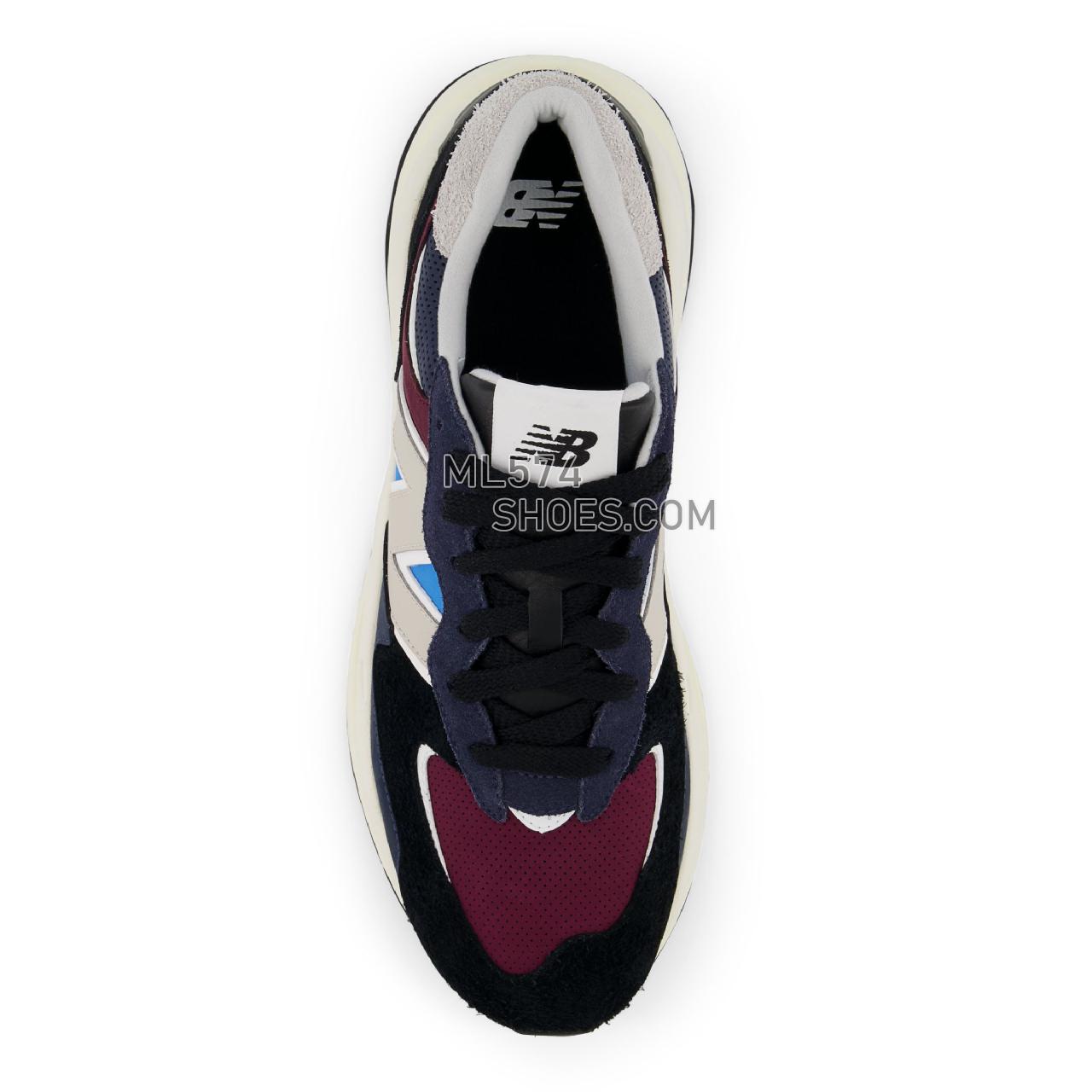 New Balance 57/40 - Men's Classic Sneakers - Nb Navy with Nb Burgundy - M5740TB