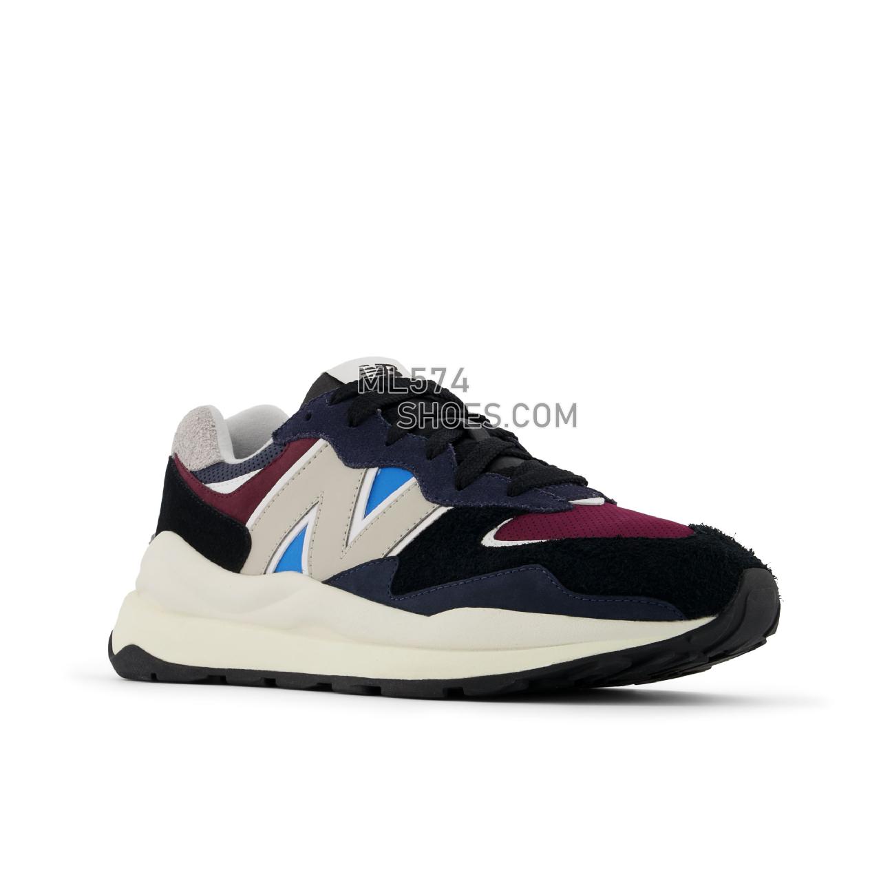 New Balance 57/40 - Men's Classic Sneakers - Nb Navy with Nb Burgundy - M5740TB