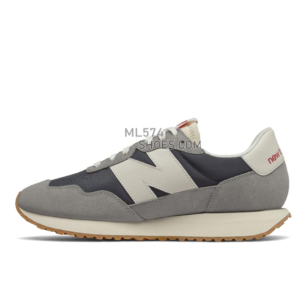 New Balance 237 - Men's Classic Sneakers - Marblehead with Moonbeam - MS237SC