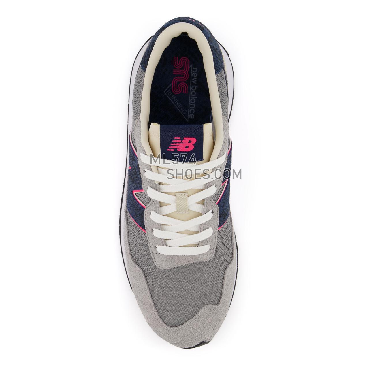 New Balance SNS 237 - Men's Classic Sneakers - Navy with Grey - MS237NS