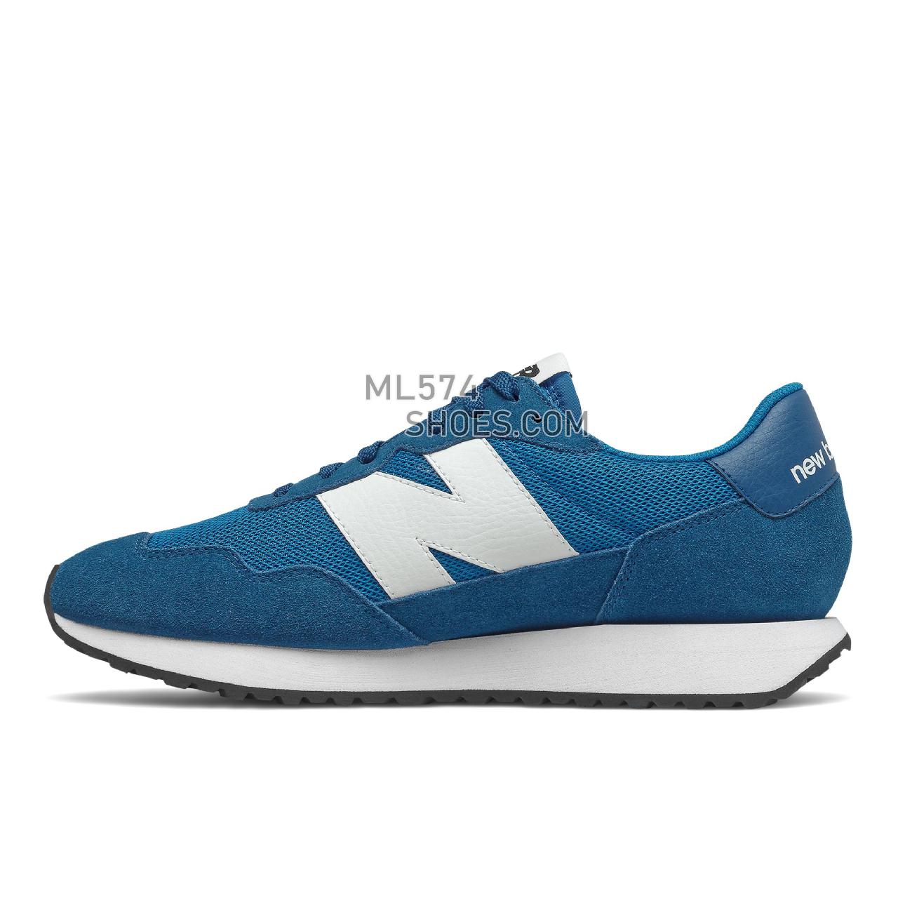 New Balance 237 - Men's Classic Sneakers - Rogue Wave with Light Rogue Wave - MS237CE