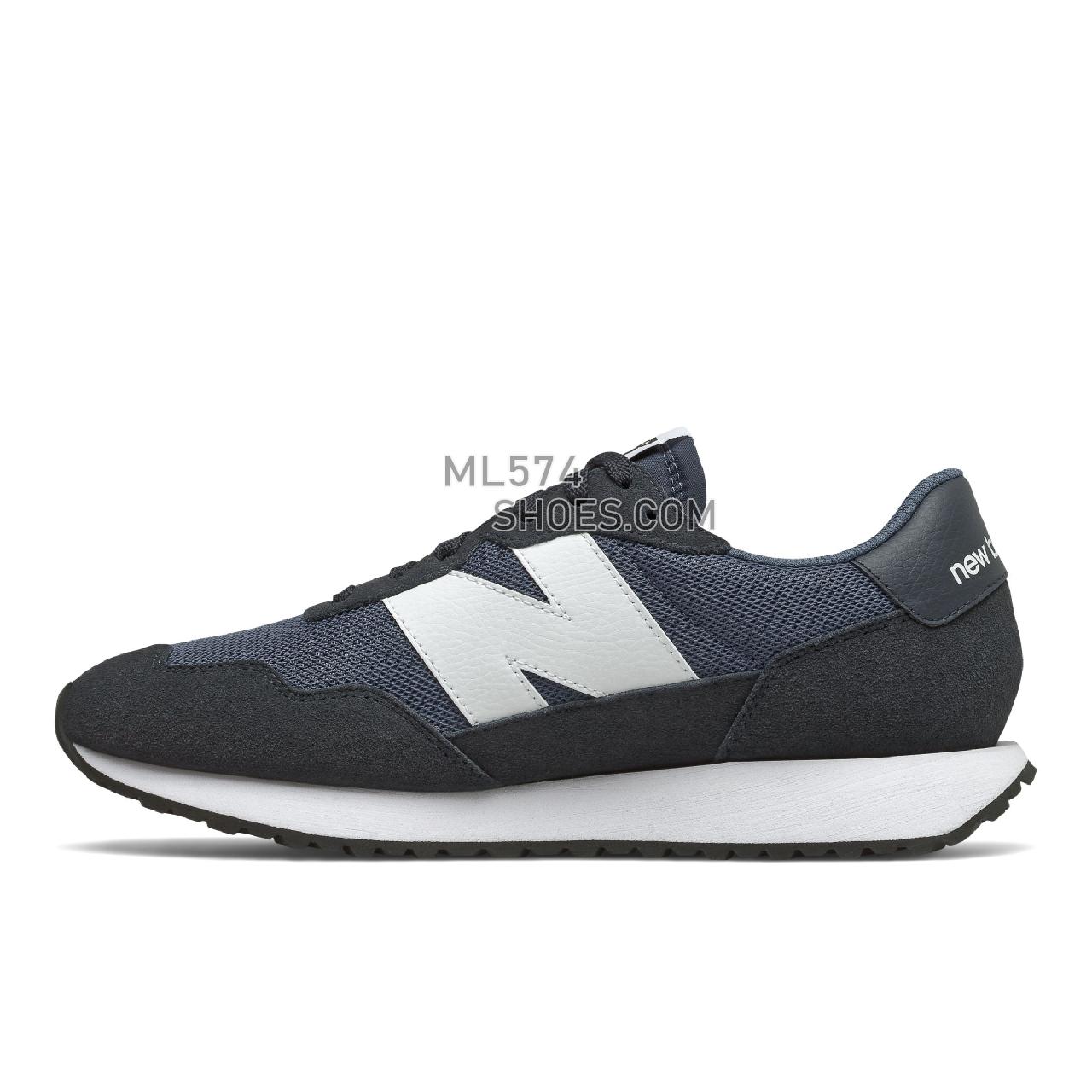 New Balance 237 - Men's Classic Sneakers - Vintage Indigo with Outerspace - MS237CA