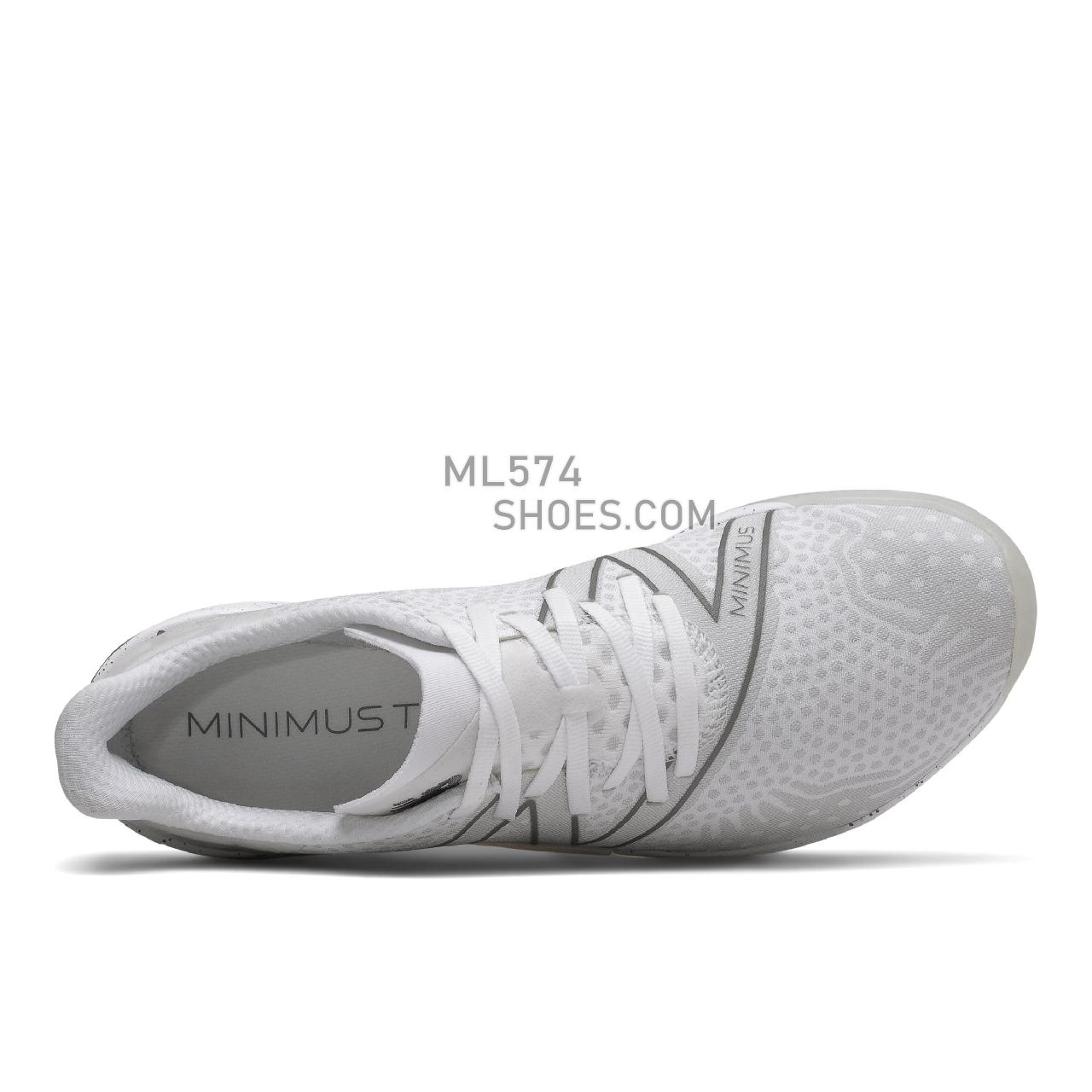 New Balance Minimus TR - Men's Cross-Training - White with Silver - MXMTRCW1