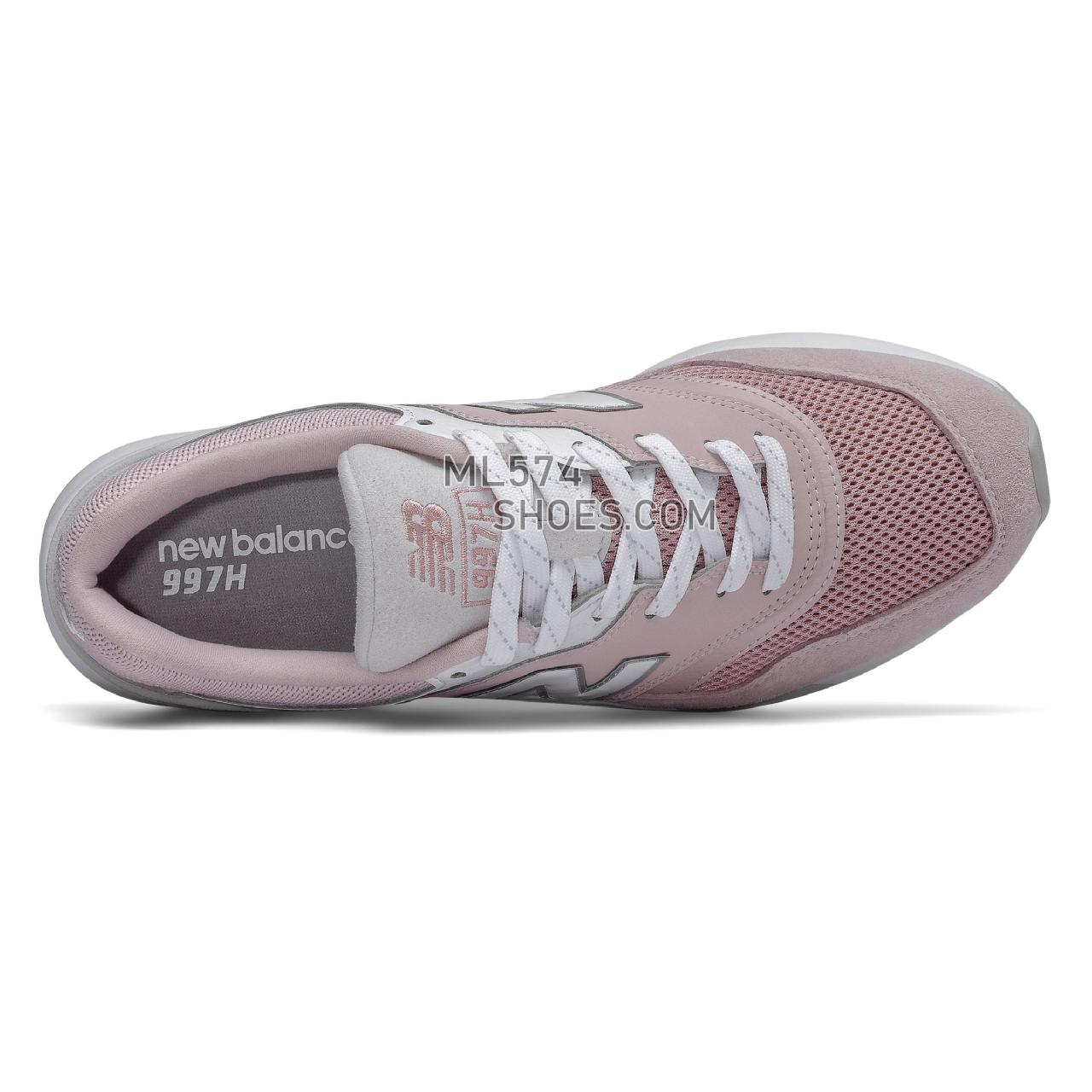 New Balance 997H - Women's Sport Style Sneakers - Space Pink with Summer Fog - CW997HBP