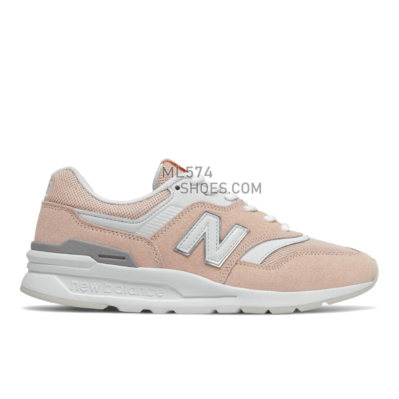 New Balance 997H - Women's Sport Style Sneakers - Rose Water with White - CW997HCK