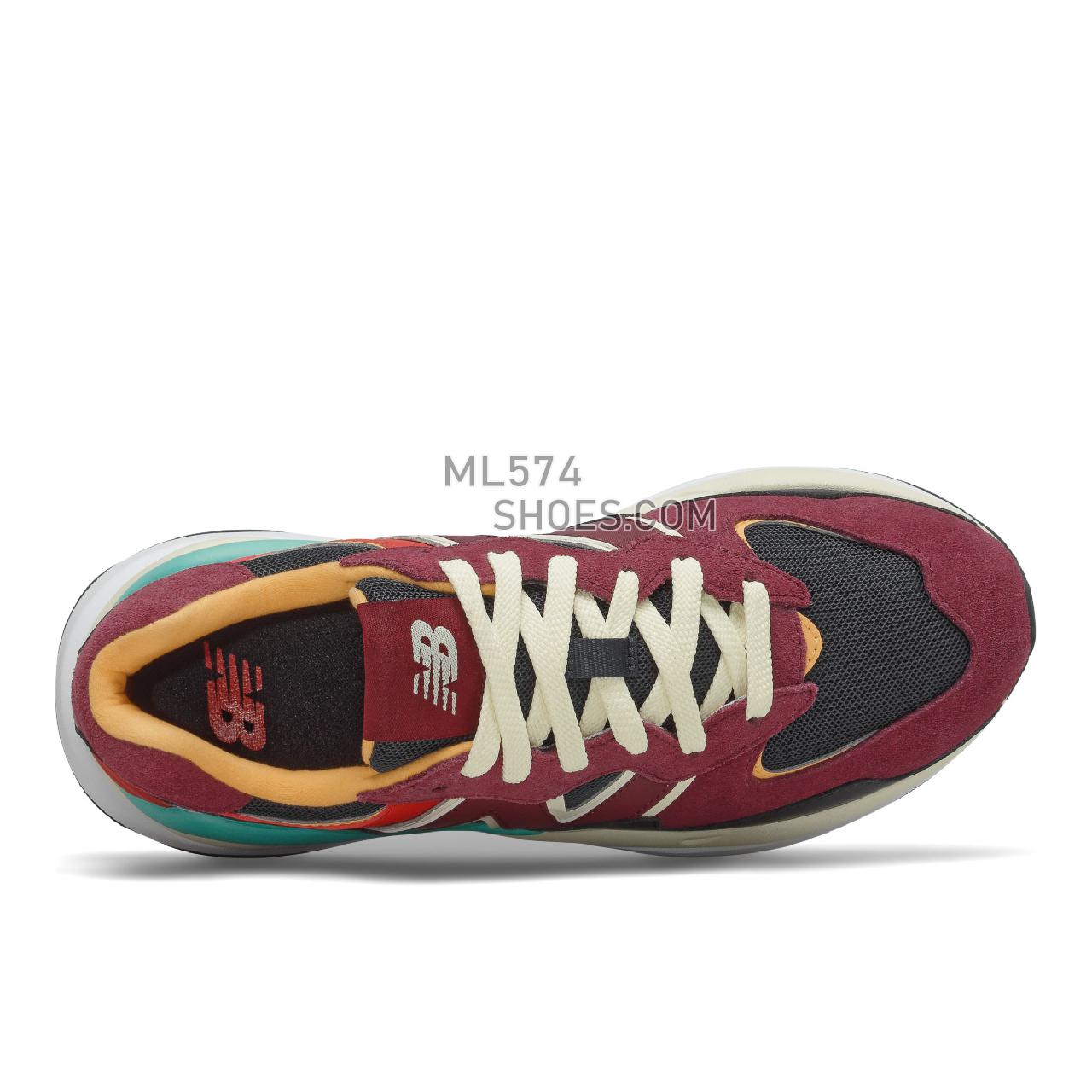 New Balance 57/40 - Women's Sport Style Sneakers - Classic Burgundy with Velocity Red - W5740GA
