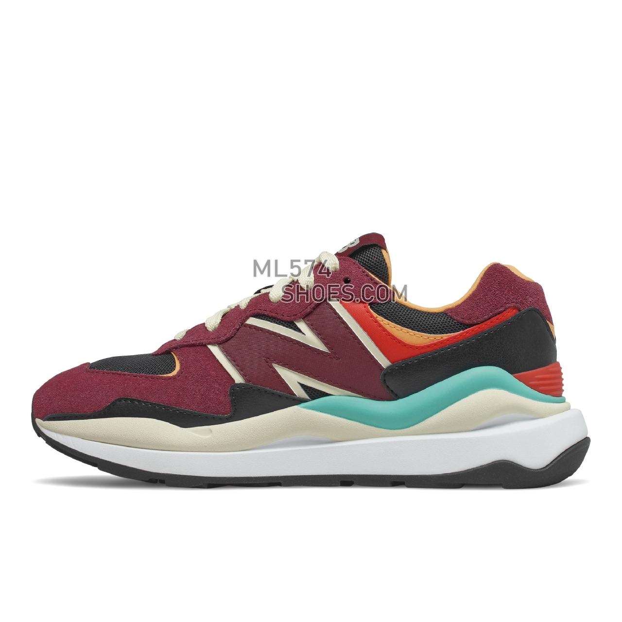 New Balance 57/40 - Women's Sport Style Sneakers - Classic Burgundy with Velocity Red - W5740GA