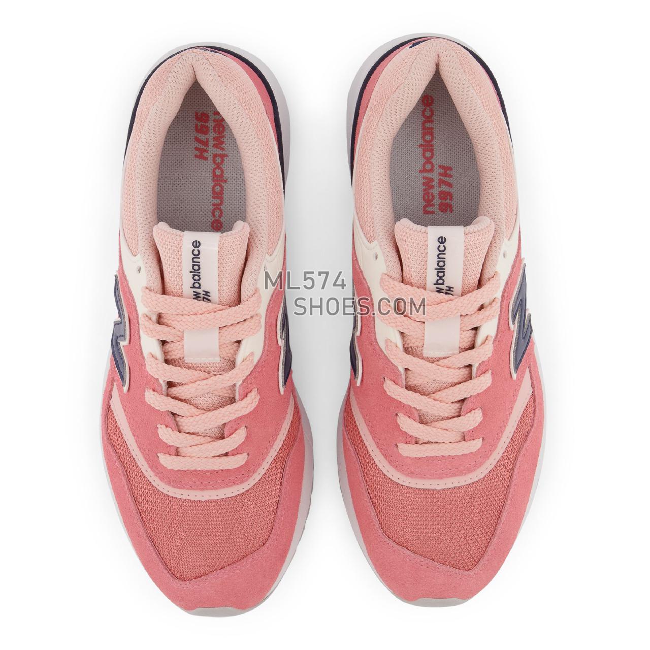 New Balance 997H - Women's Sport Style Sneakers - Pink Haze with White - CW997HSP