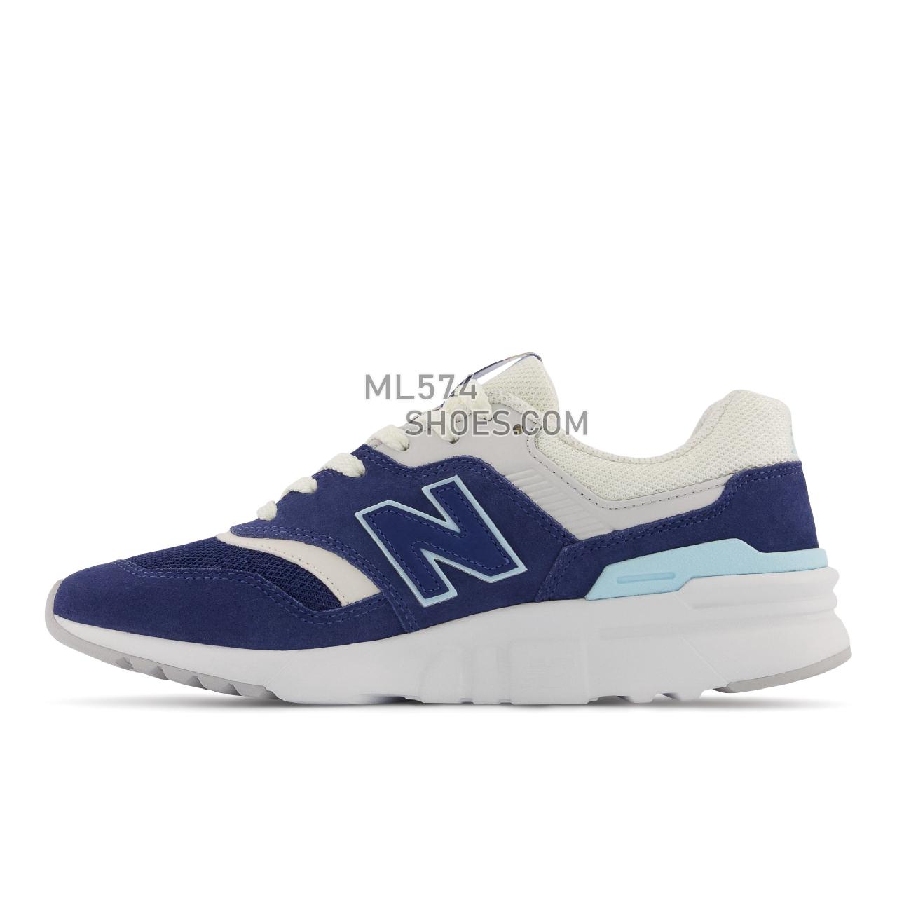 New Balance 997H - Women's Sport Style Sneakers - Moon Shadow with Bleach Blue - CW997HSW