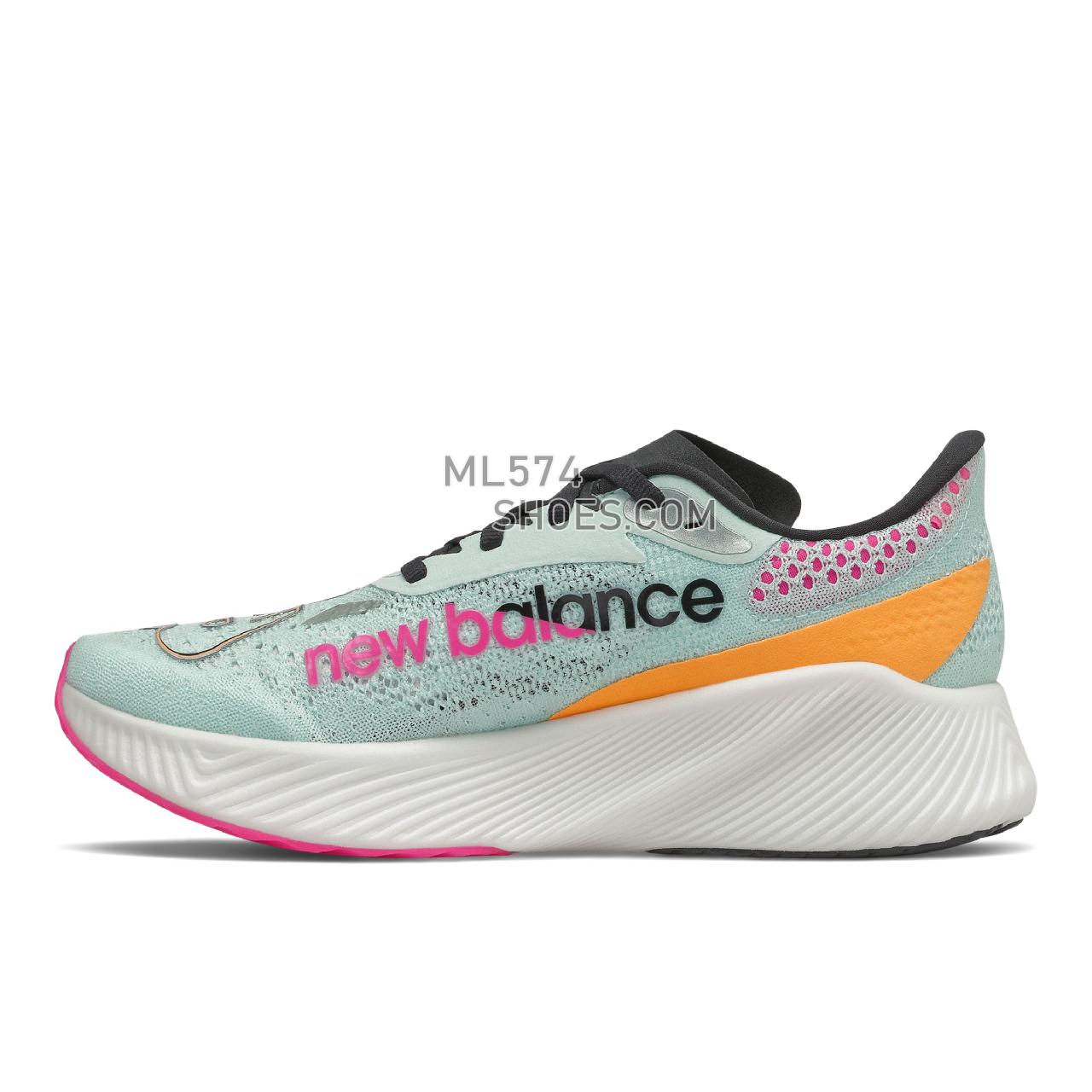 New Balance FuelCell RC Elite v2 - Women's Fuelcell Sleek And LightWeight - Pale Blue Chill with Deep Violet - WRCELSV2
