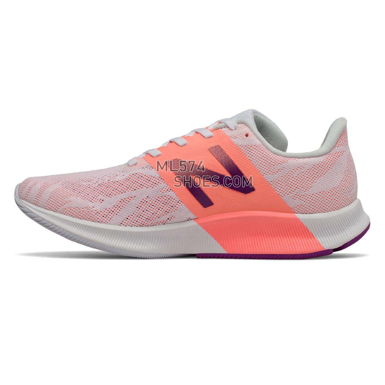 New Balance FuelCell 890v8 - Women's 800 Series - Moon Dust with Ginger Pink and Plum - W890SP8