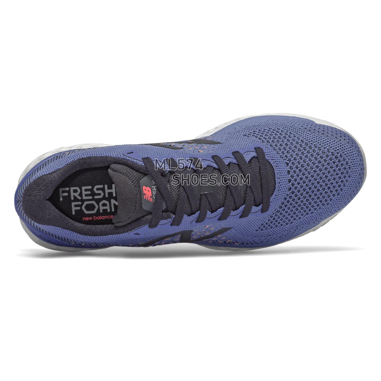 New Balance Fresh Foam 880v10 - Women's 800 Series - Magnetic Blue with Guava and Black - W880A10
