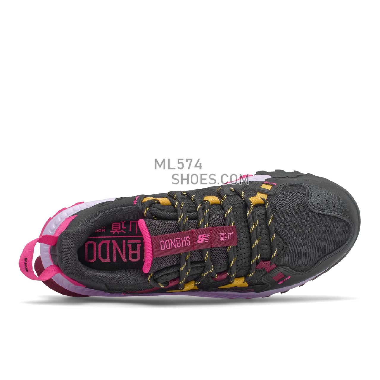 New Balance Shando - Women's Trail Running - Black with Pink - WTSHACB1