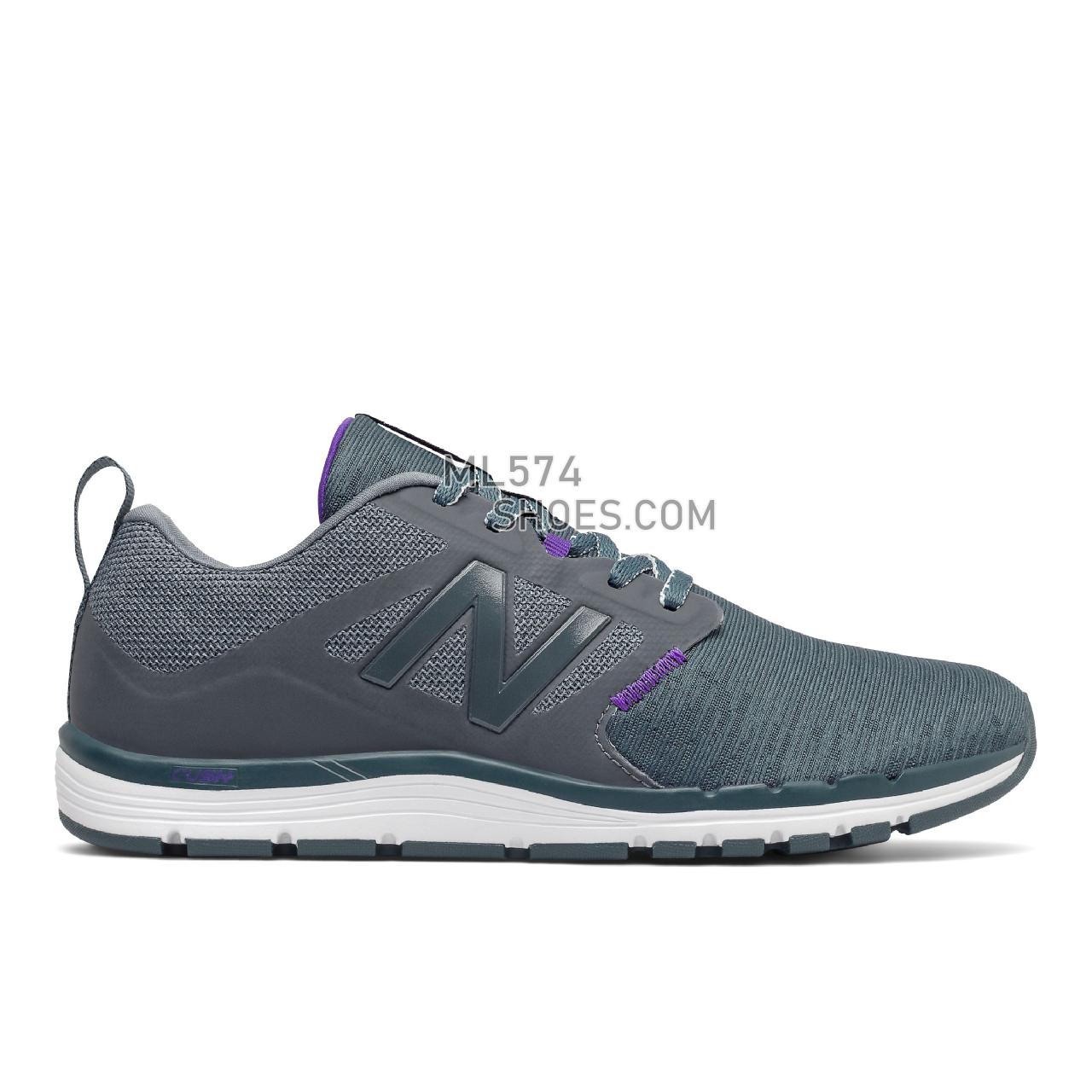 New Balance 577V5 - Women's Training - Grey with Purple - WX577RG5