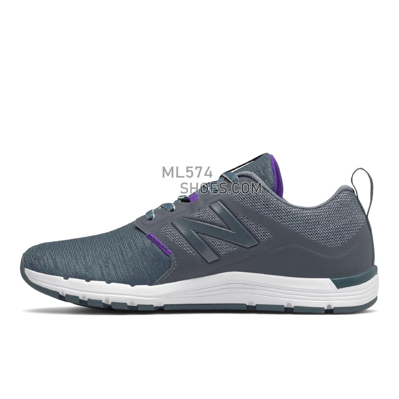 New Balance 577V5 - Women's Training - Grey with Purple - WX577RG5