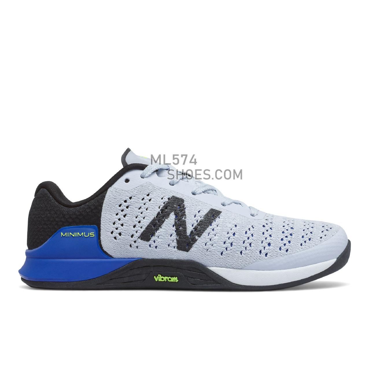 New Balance Minimus Prevail - Women's Training - Moon Dust with Cobalt and Lime Glo - WXMPRG1