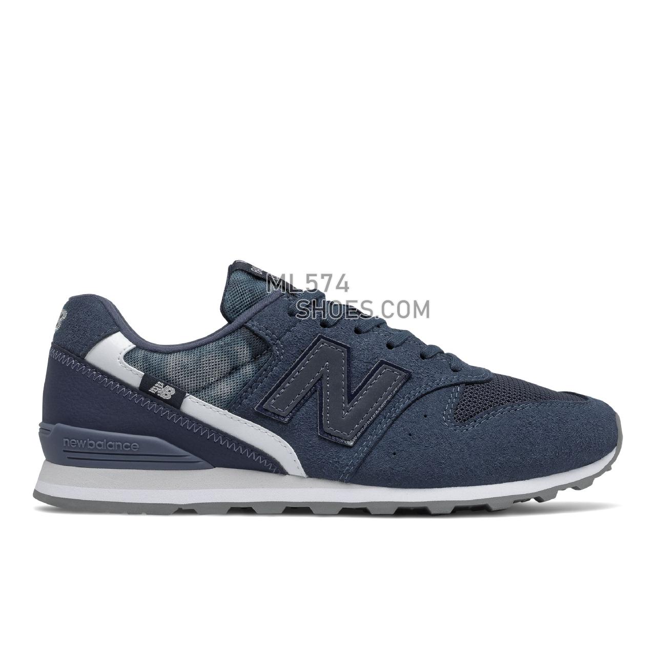 New Balance WL996v2 - Women's Classic Sneakers - Natural Indigo with White - WL996FPD