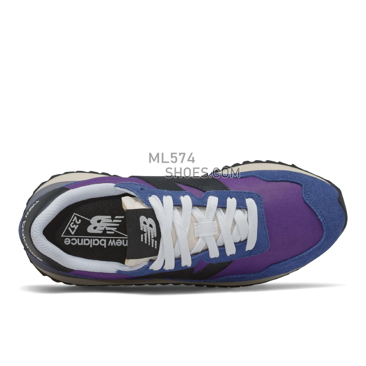 New Balance 237 - Women's Classic Sneakers - Prism Purple with Atlantic - WS237SA