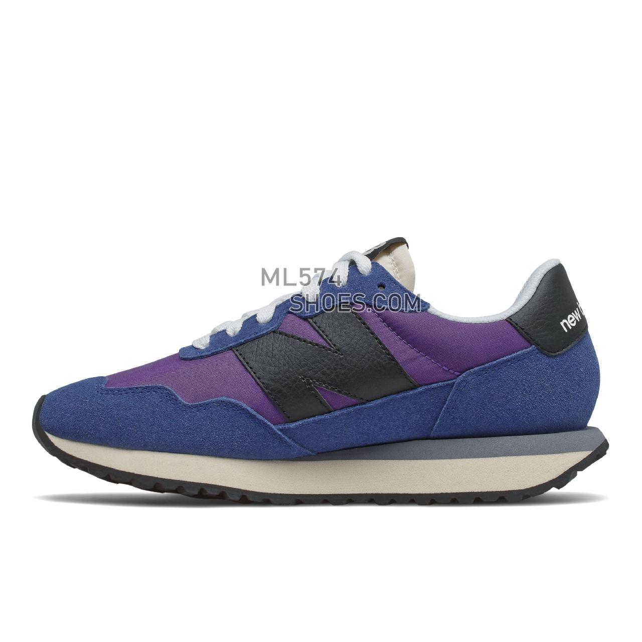 New Balance 237 - Women's Classic Sneakers - Prism Purple with Atlantic - WS237SA