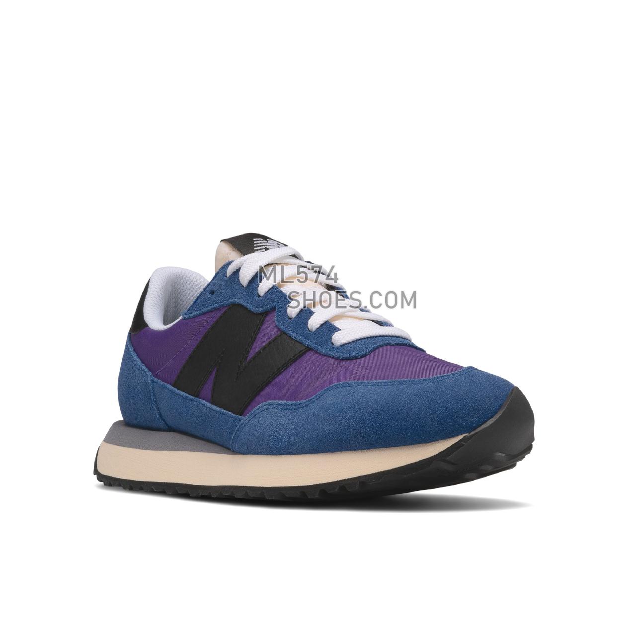 New Balance 237 - Women's Classic Sneakers - Prism Purple with Atlantic - WS237SA