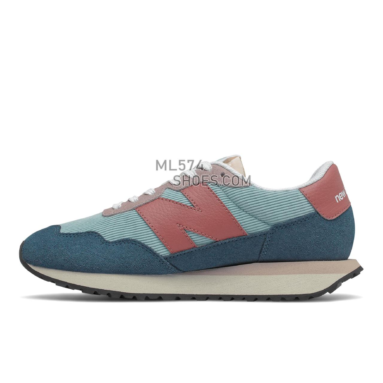 New Balance 237 - Women's Classic Sneakers - Lagoon with Washed Henna - WS237WA1