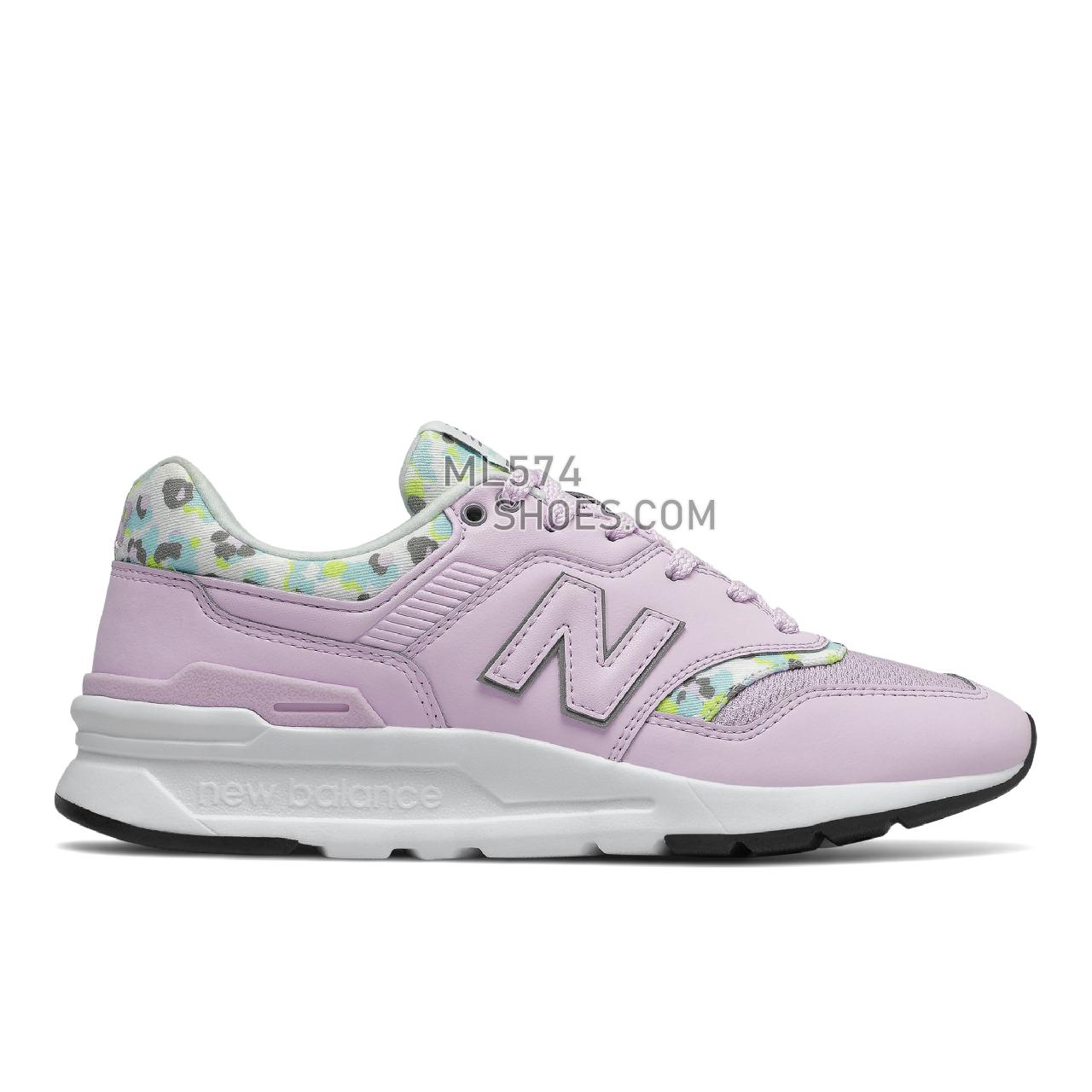 New Balance 997H - Women's Classic Sneakers - Purple with White - CW997HGB