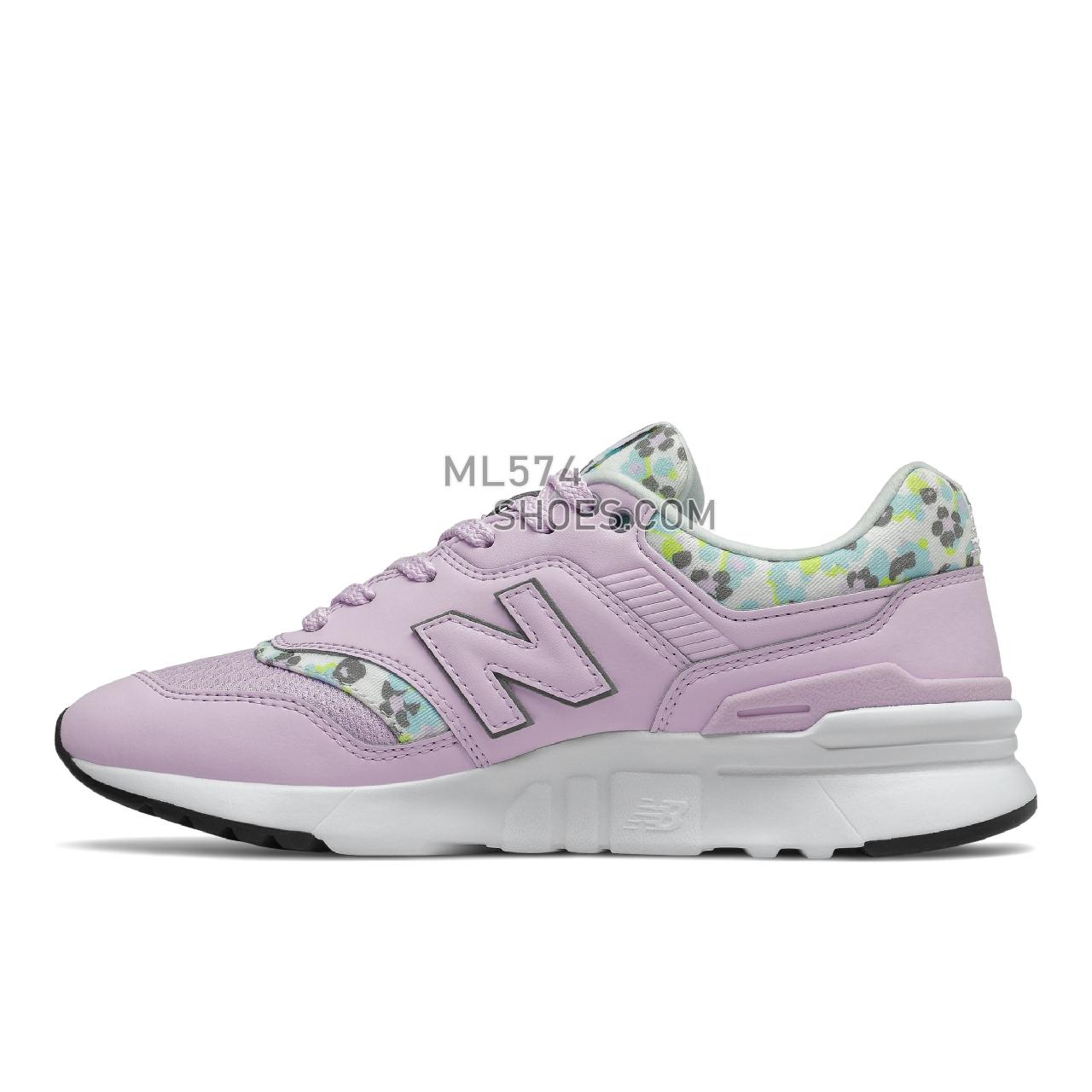 New Balance 997H - Women's Classic Sneakers - Purple with White - CW997HGB