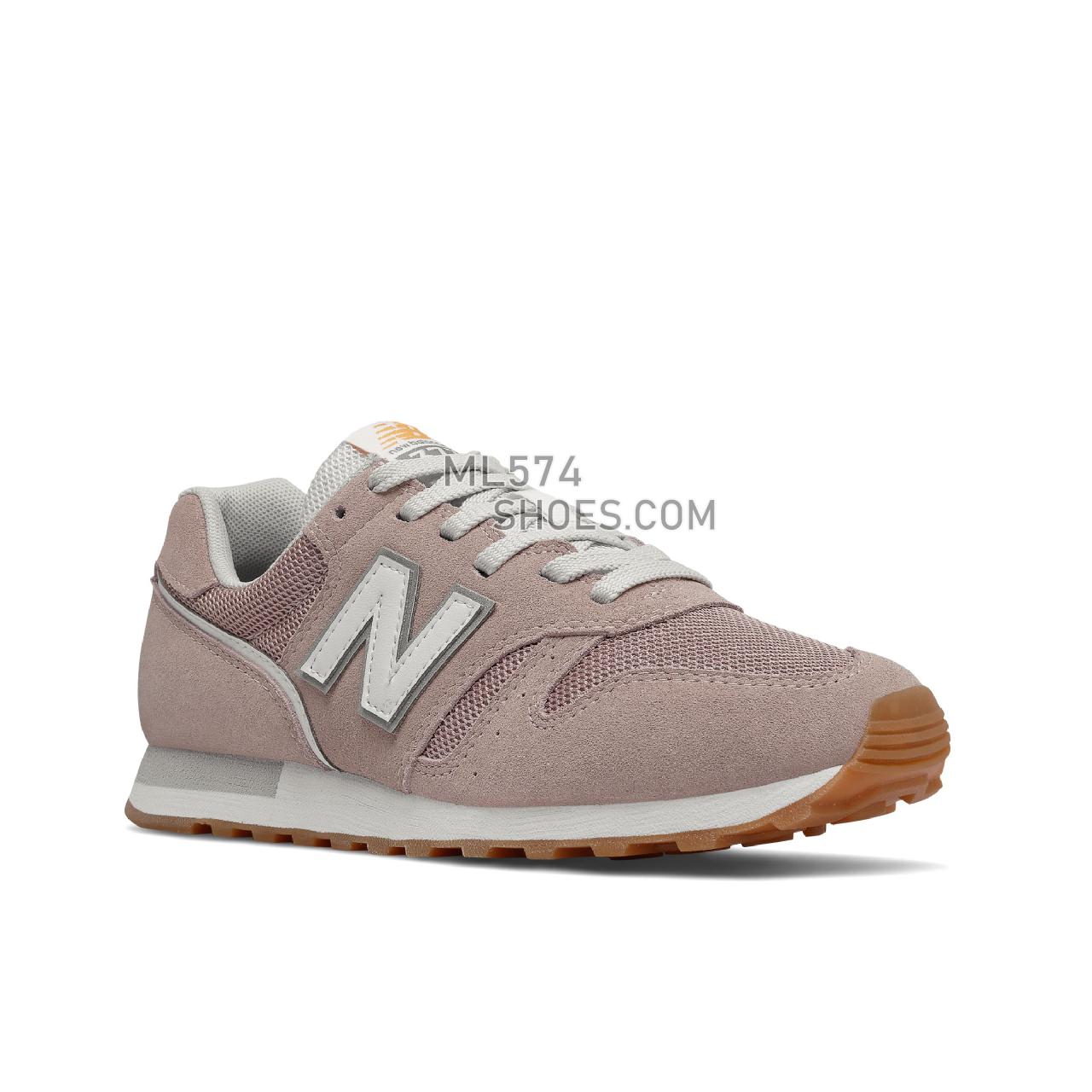 New Balance 373V2 - Women's Classic Sneakers - Au Lait with White - WL373HR2