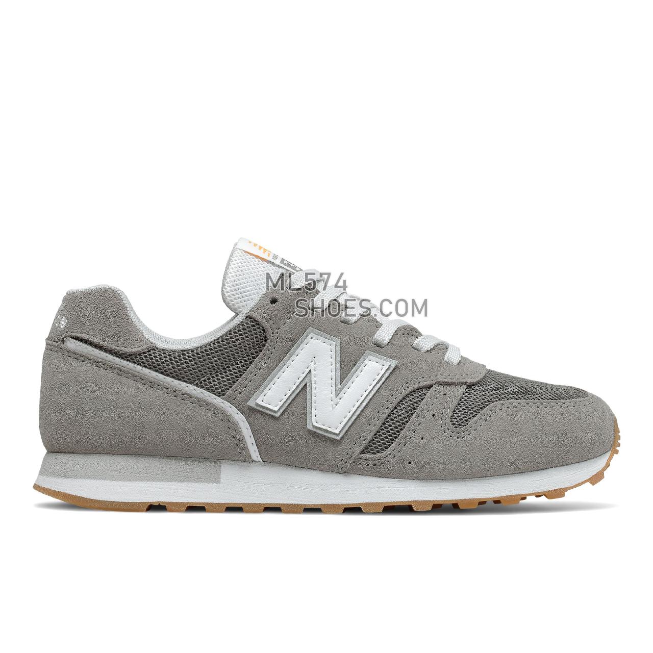 New Balance 373V2 - Women's Classic Sneakers - Bone with White - WL373HL2
