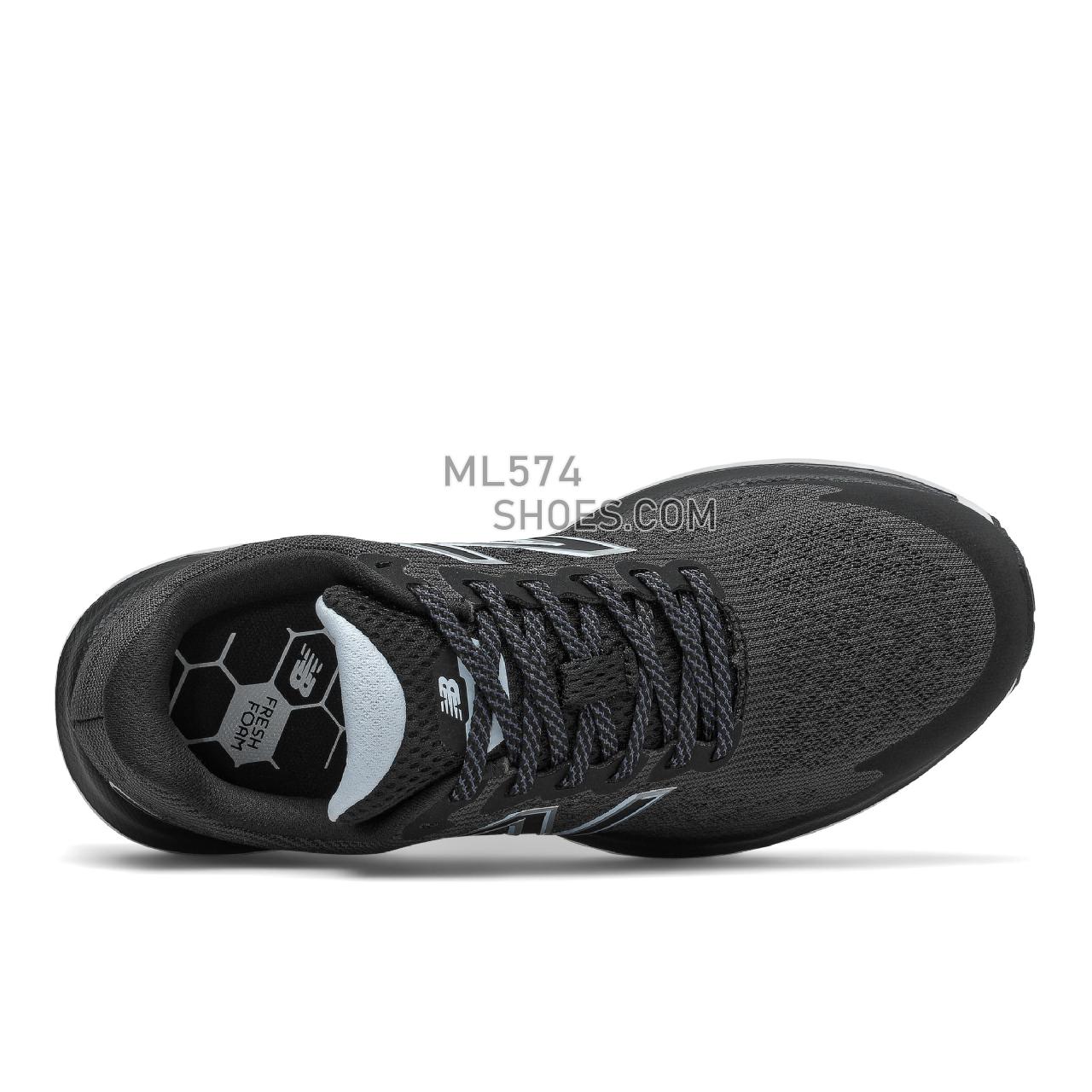 New Balance Fresh Foam 680v7 - Women's Classic Sneakers - Black with White and Uv Glo - W680LK7