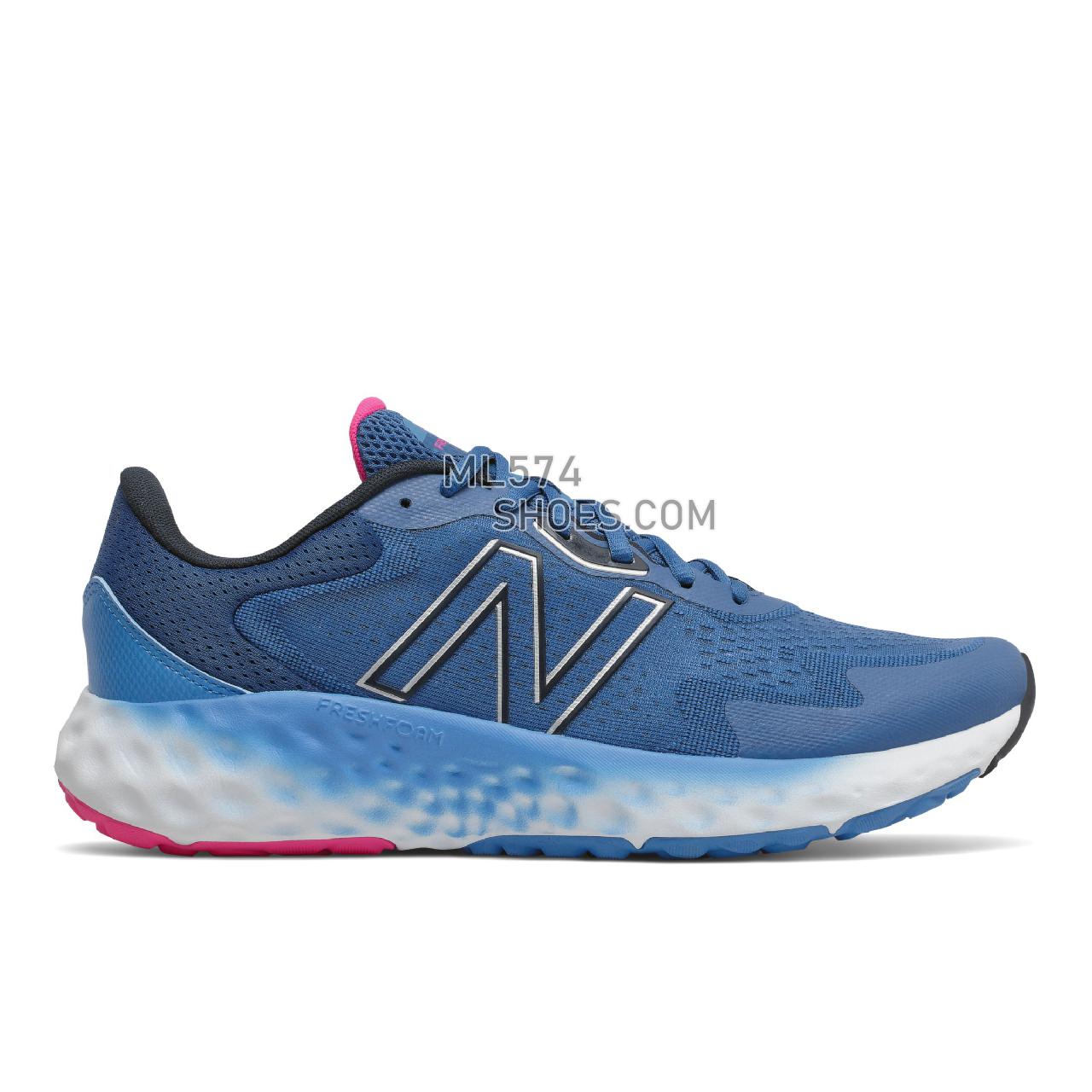 New Balance MEVOZV1 - Men's Classic Sneakers - Oxygen Blue with Pink - MEVOZCB1