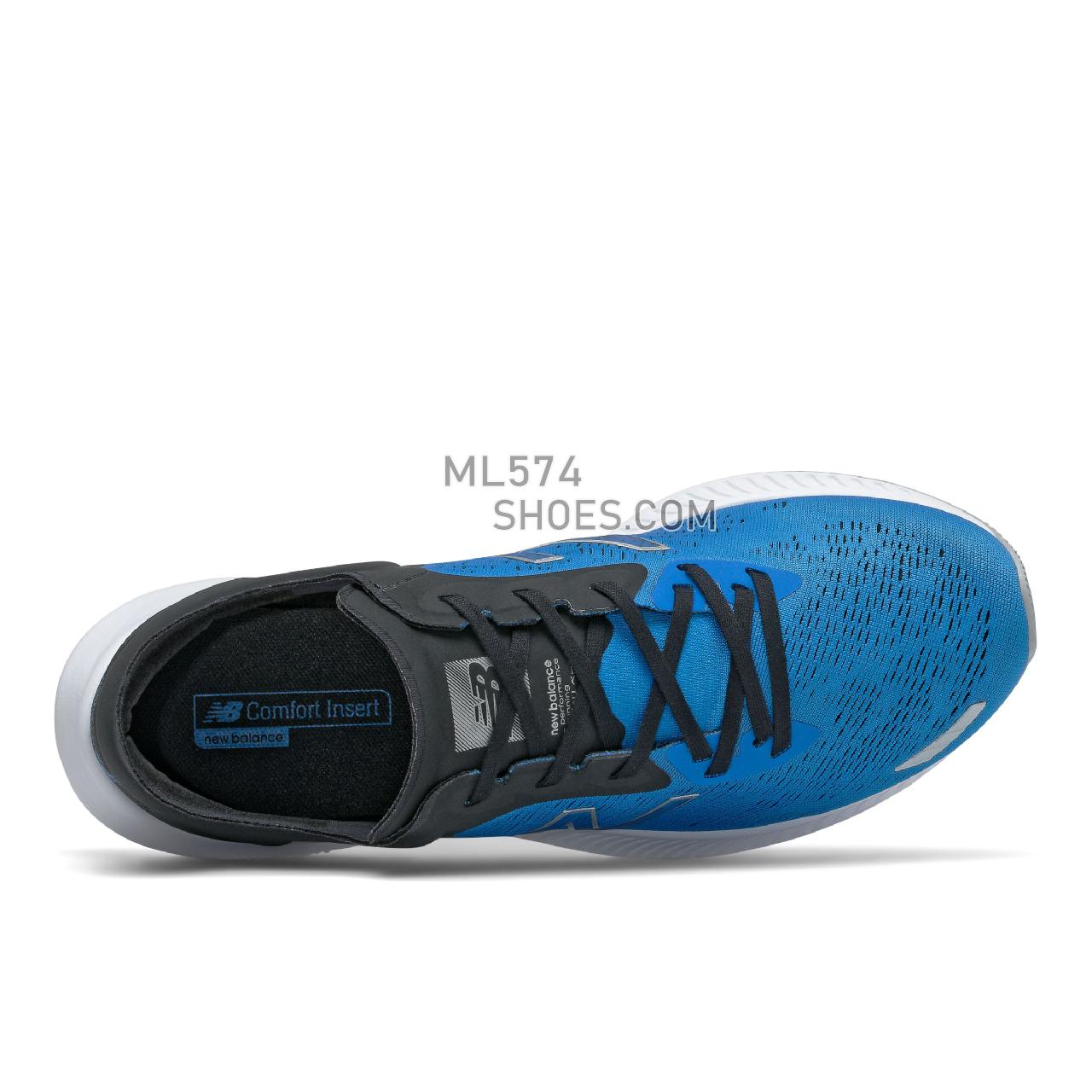 New Balance DynaSoft PESU - Men's Classic Sneakers - Laser Blue with Black - MPESURB1